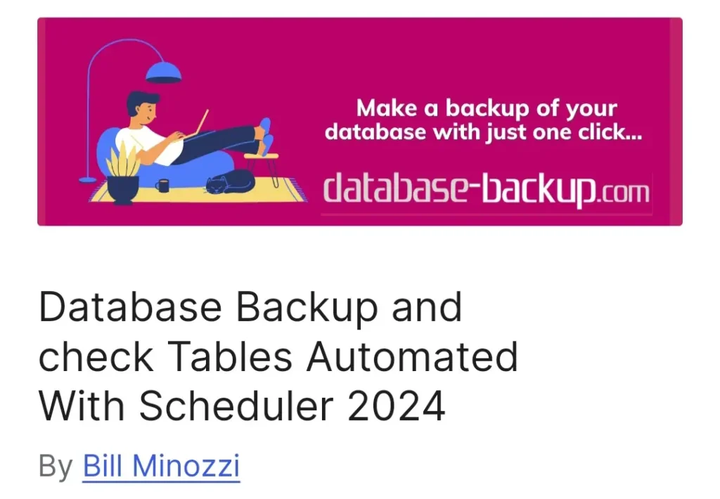 WP-DB Backup