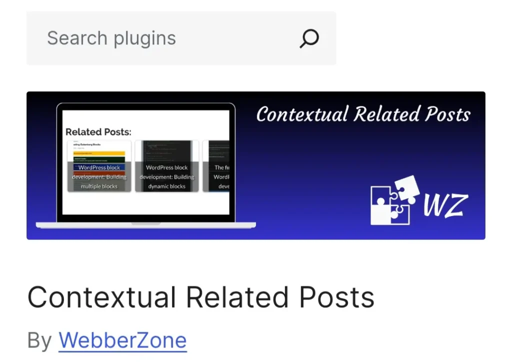 Contextual Related Post Plugin 